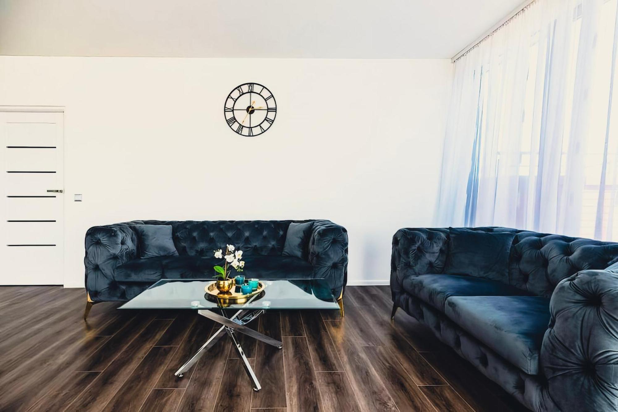 Luxury Klaipėda center apartament with bathtub Bagian luar foto